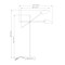 Z-Lite Bellamy Floor Lamp, 1-Light, 12.75 In.W x 39.5 In.L x 52 In.H, Matte Black/Outer Matte Black 1942FL-MB - alternate 4